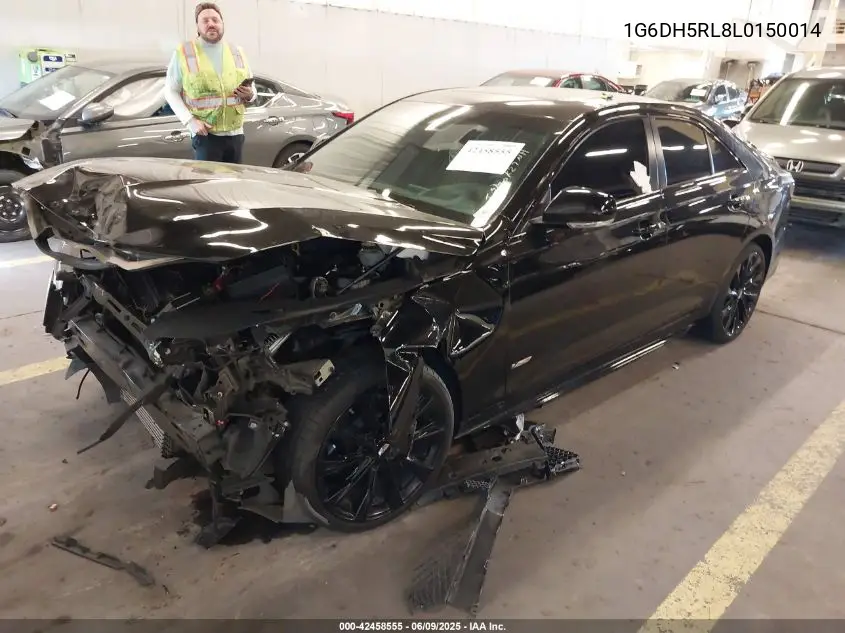 2020 Cadillac Ct4 V-Series VIN: 1G6DH5RL8L0150014 Lot: 42458555