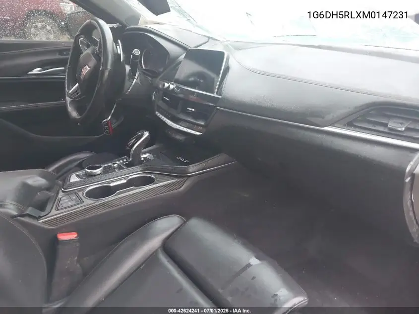 2021 Cadillac Ct4 V-Series VIN: 1G6DH5RLXM0147231 Lot: 42624241