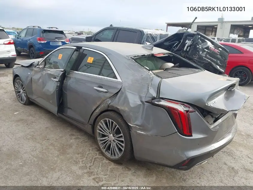 2020 Cadillac Ct4 Premium Luxury VIN: 1G6DB5RK1L0133001 Lot: 42046631