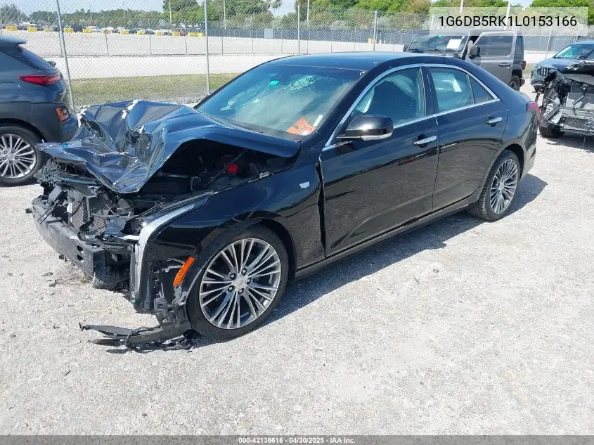 2020 Cadillac Ct4 Premium Luxury VIN: 1G6DB5RK1L0153166 Lot: 42136616