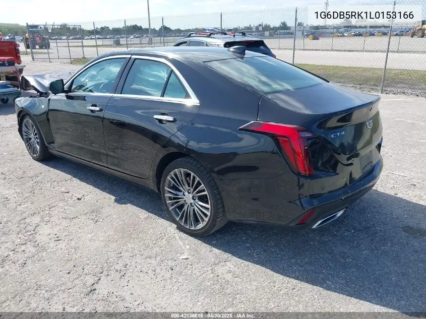 2020 Cadillac Ct4 Premium Luxury VIN: 1G6DB5RK1L0153166 Lot: 42136616