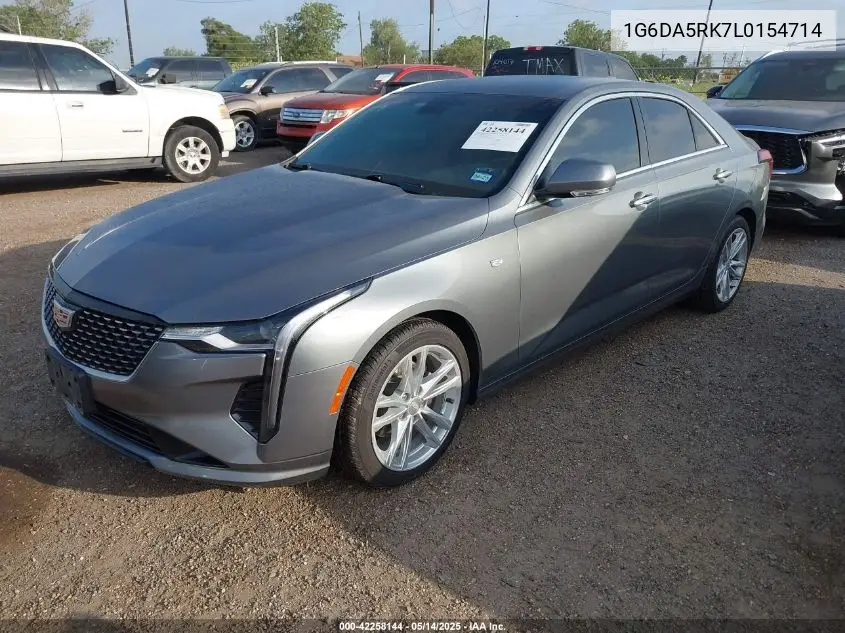 2020 Cadillac Ct4 Luxury VIN: 1G6DA5RK7L0154714 Lot: 42258144