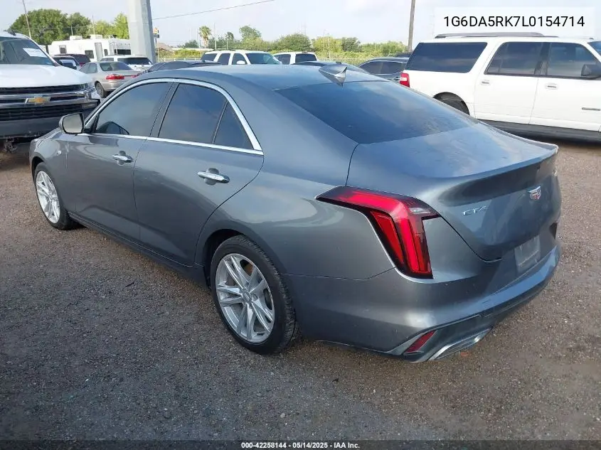 2020 Cadillac Ct4 Luxury VIN: 1G6DA5RK7L0154714 Lot: 42258144