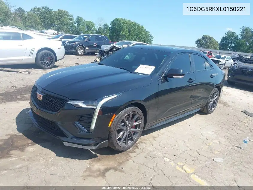 2020 Cadillac Ct4 Sport VIN: 1G6DG5RKXL0150221 Lot: 42310722