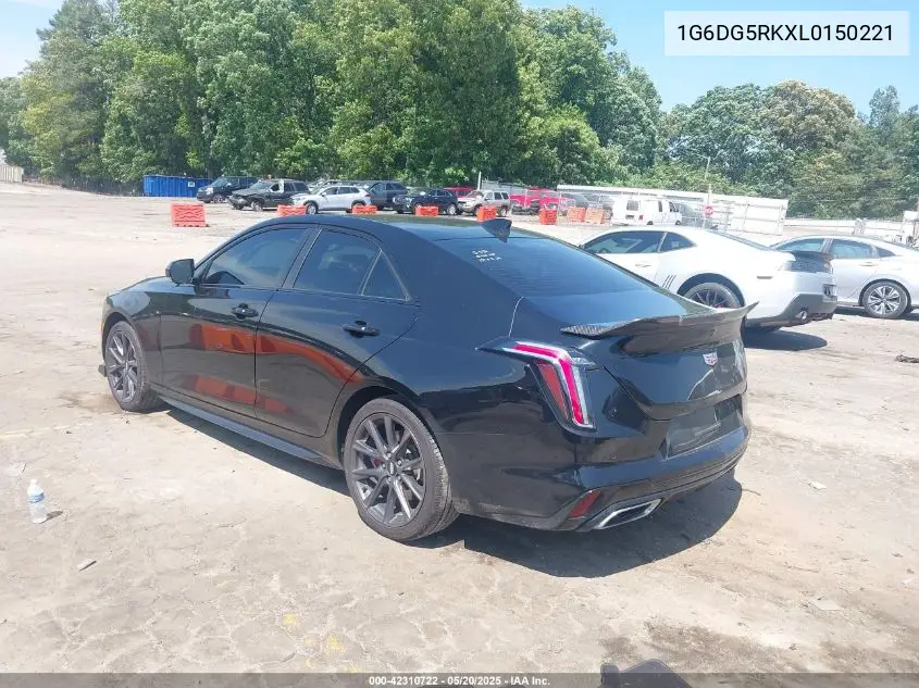 2020 Cadillac Ct4 Sport VIN: 1G6DG5RKXL0150221 Lot: 42310722