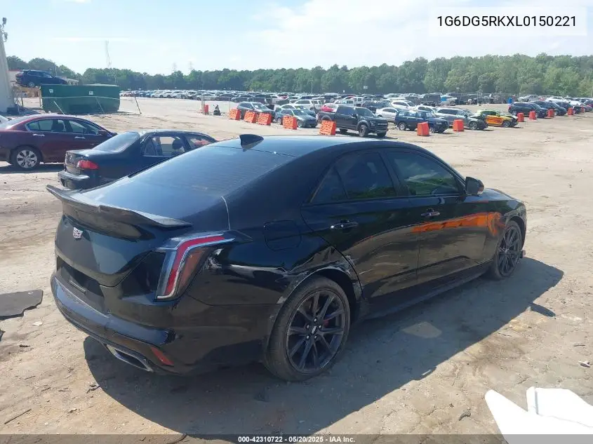 2020 Cadillac Ct4 Sport VIN: 1G6DG5RKXL0150221 Lot: 42310722