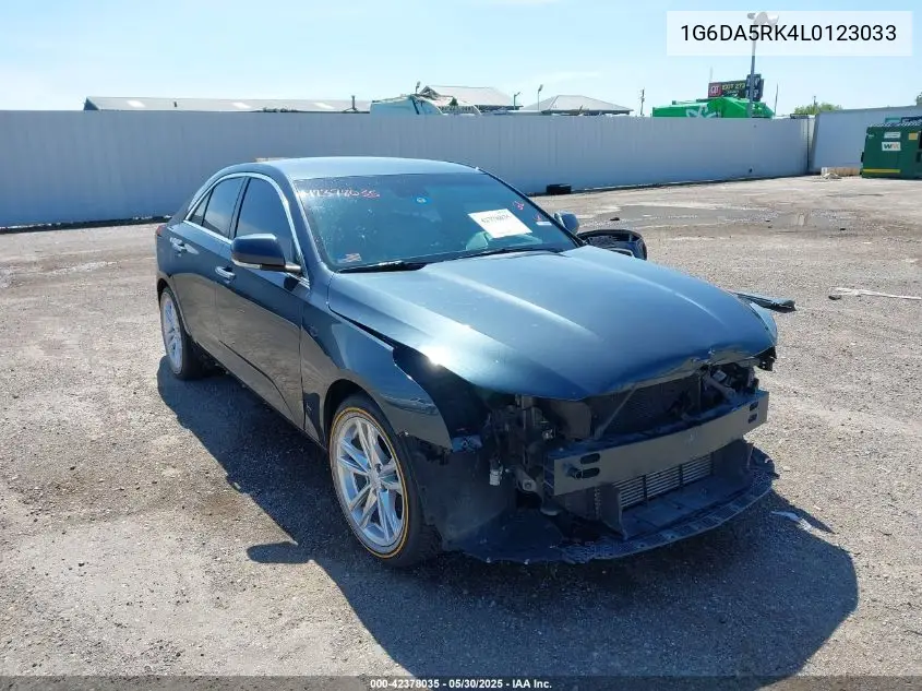 2020 Cadillac Ct4 Luxury VIN: 1G6DA5RK4L0123033 Lot: 42378035