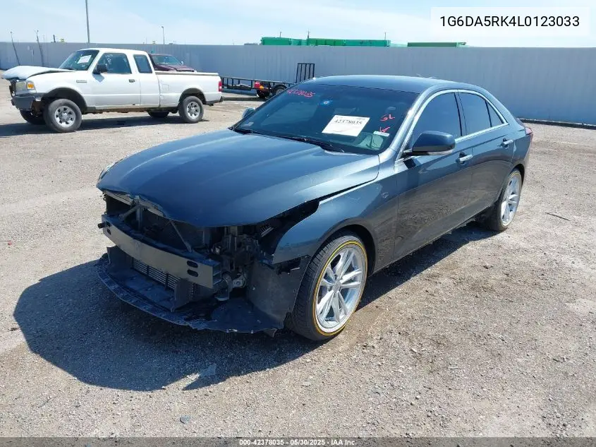 2020 Cadillac Ct4 Luxury VIN: 1G6DA5RK4L0123033 Lot: 42378035