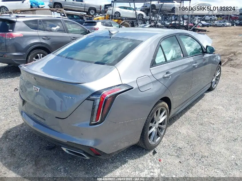 2020 Cadillac Ct4 Sport VIN: 1G6DG5RK5L0132824 Lot: 42400031