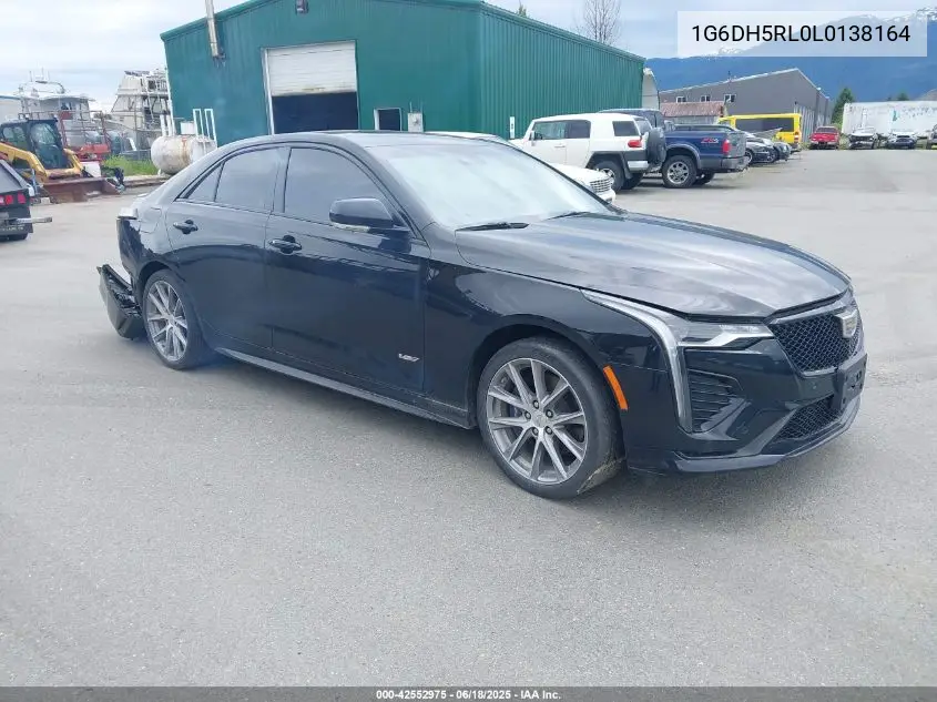 2020 Cadillac Ct4 V-Series VIN: 1G6DH5RL0L0138164 Lot: 42552975