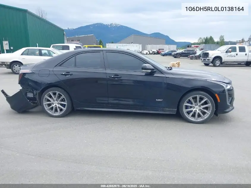 2020 Cadillac Ct4 V-Series VIN: 1G6DH5RL0L0138164 Lot: 42552975