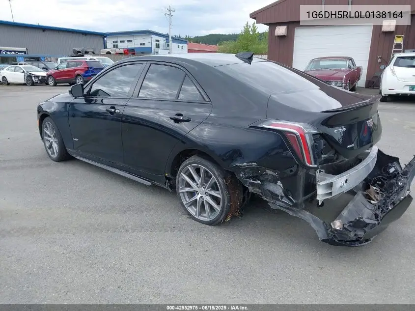 2020 Cadillac Ct4 V-Series VIN: 1G6DH5RL0L0138164 Lot: 42552975