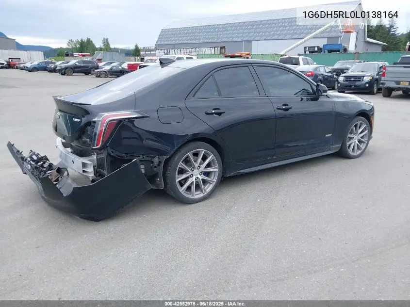 2020 Cadillac Ct4 V-Series VIN: 1G6DH5RL0L0138164 Lot: 42552975