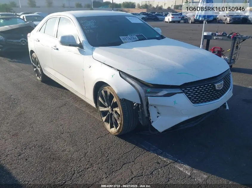 2020 Cadillac Ct4 Premium Luxury VIN: 1G6DB5RK1L0150946 Lot: 42613733