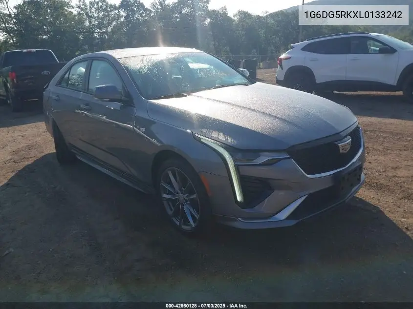 2020 Cadillac Ct4 Sport VIN: 1G6DG5RKXL0133242 Lot: 42660128