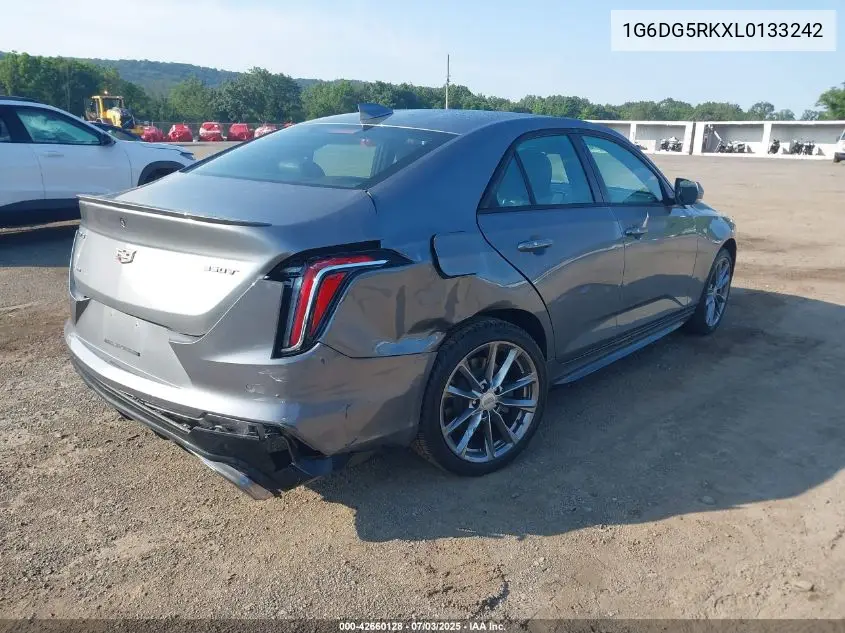 2020 Cadillac Ct4 Sport VIN: 1G6DG5RKXL0133242 Lot: 42660128