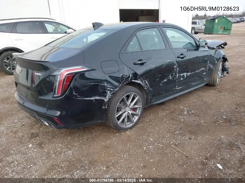 2021 Cadillac Ct4 V-Series VIN: 1G6DH5RL9M0128623 Lot: 41794786