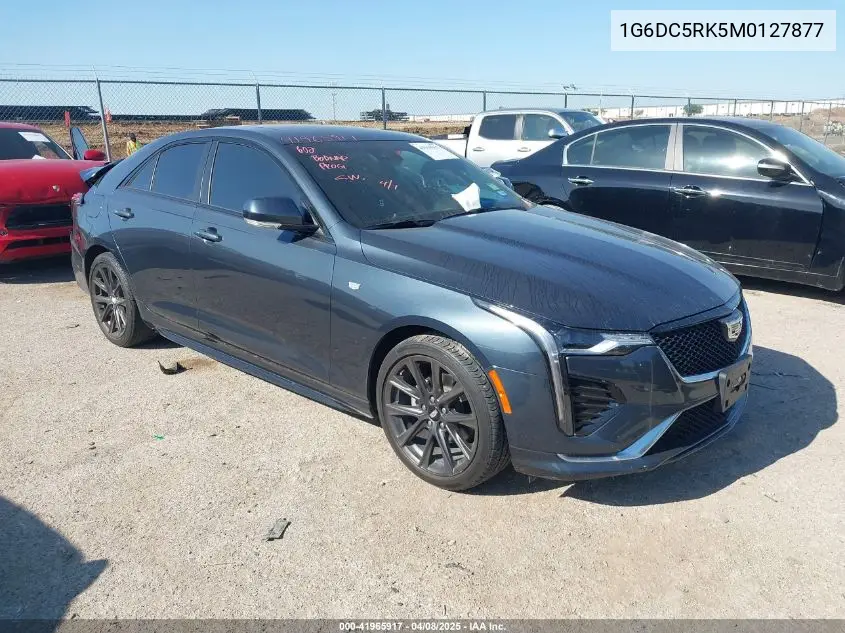 2021 Cadillac Ct4 Sport VIN: 1G6DC5RK5M0127877 Lot: 41965917