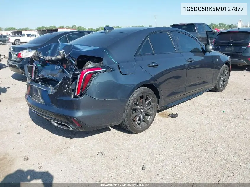 2021 Cadillac Ct4 Sport VIN: 1G6DC5RK5M0127877 Lot: 41965917