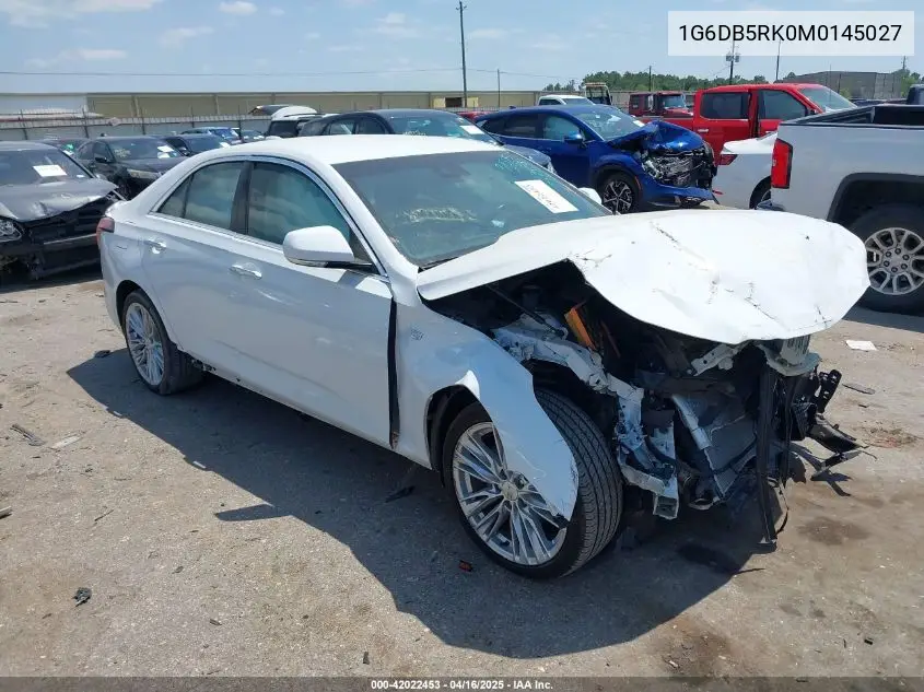 2021 Cadillac Ct4 Premium Luxury VIN: 1G6DB5RK0M0145027 Lot: 42022453