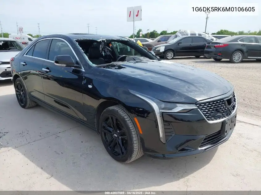 2021 Cadillac Ct4 Luxury VIN: 1G6DK5RK6M0106605 Lot: 42037889