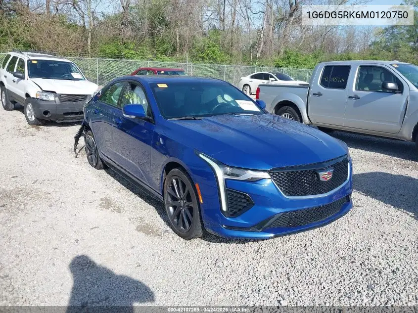 2021 Cadillac Ct4 Sport VIN: 1G6DG5RK6M0120750 Lot: 42107269