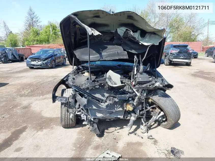 2021 Cadillac Ct4 Premium Luxury VIN: 1G6DF5RK8M0121711 Lot: 42197628