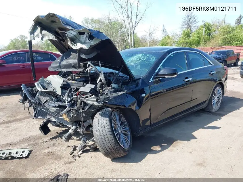 2021 Cadillac Ct4 Premium Luxury VIN: 1G6DF5RK8M0121711 Lot: 42197628
