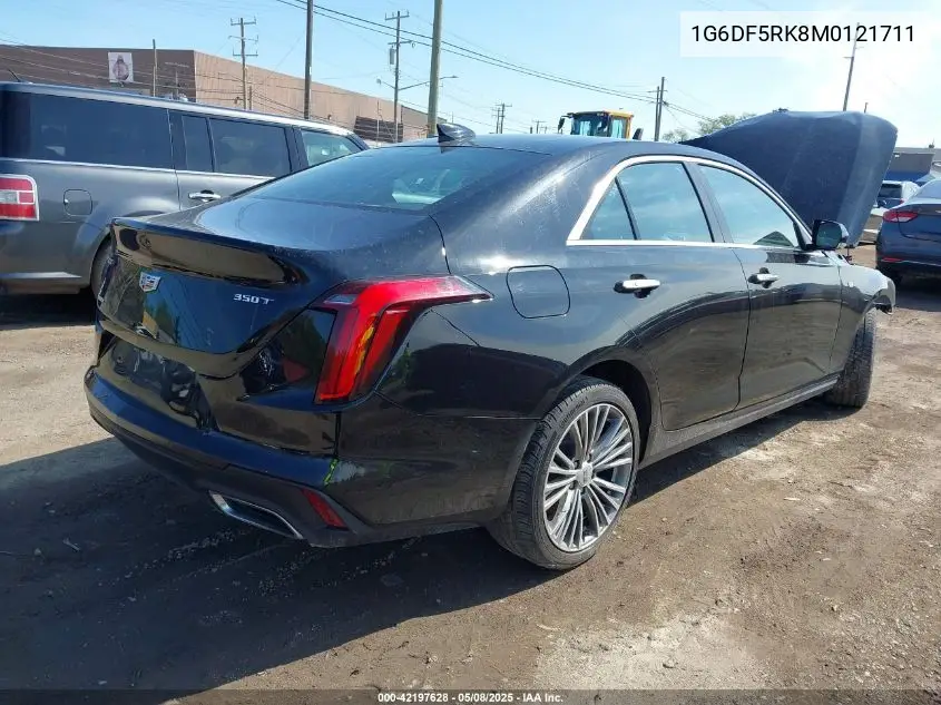 2021 Cadillac Ct4 Premium Luxury VIN: 1G6DF5RK8M0121711 Lot: 42197628