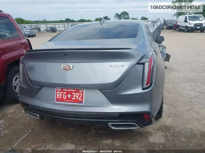 2021 Cadillac Ct4 Sport VIN: 1G6DC5RK3M0134763 Lot: 42353377