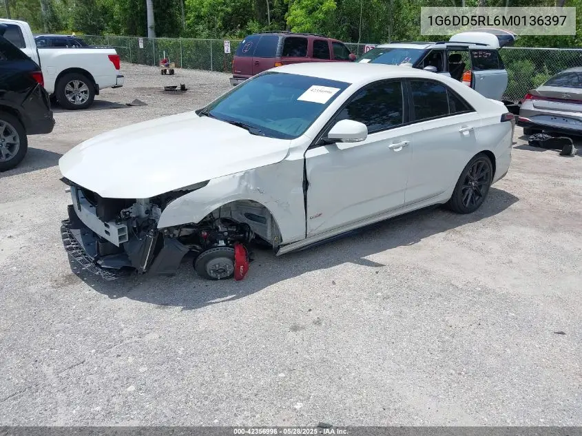 2021 Cadillac Ct4 V-Series VIN: 1G6DD5RL6M0136397 Lot: 42356996