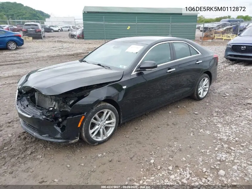 2021 Cadillac Ct4 Luxury VIN: 1G6DE5RK5M0112872 Lot: 42375827