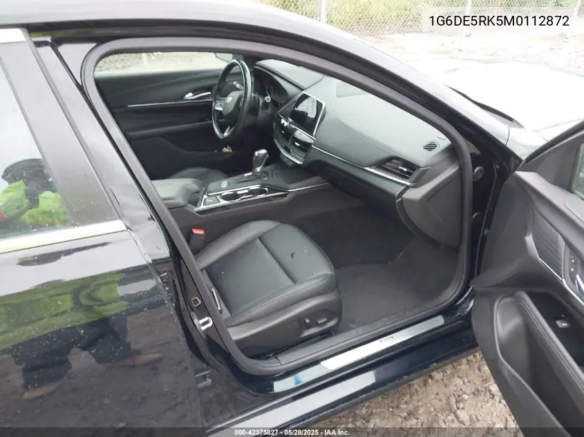 2021 Cadillac Ct4 Luxury VIN: 1G6DE5RK5M0112872 Lot: 42375827