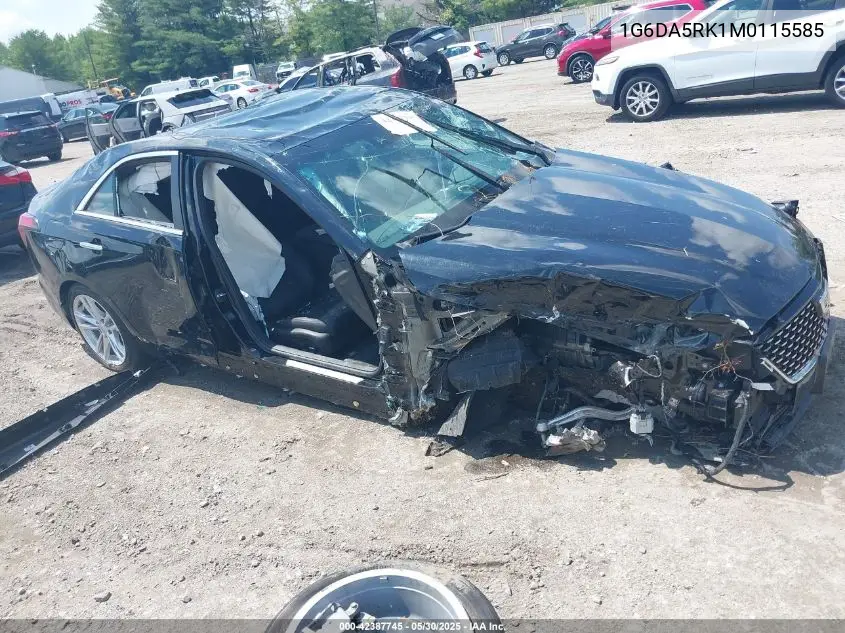 2021 Cadillac Ct4 Luxury VIN: 1G6DA5RK1M0115585 Lot: 42387745
