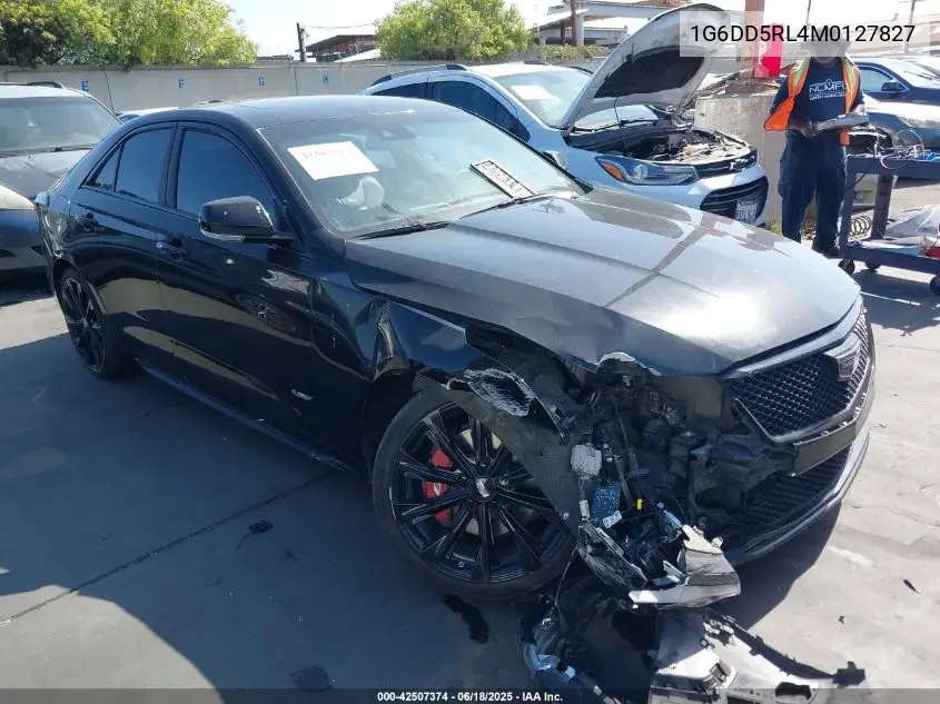 2021 Cadillac Ct4 V-Series VIN: 1G6DD5RL4M0127827 Lot: 42507374