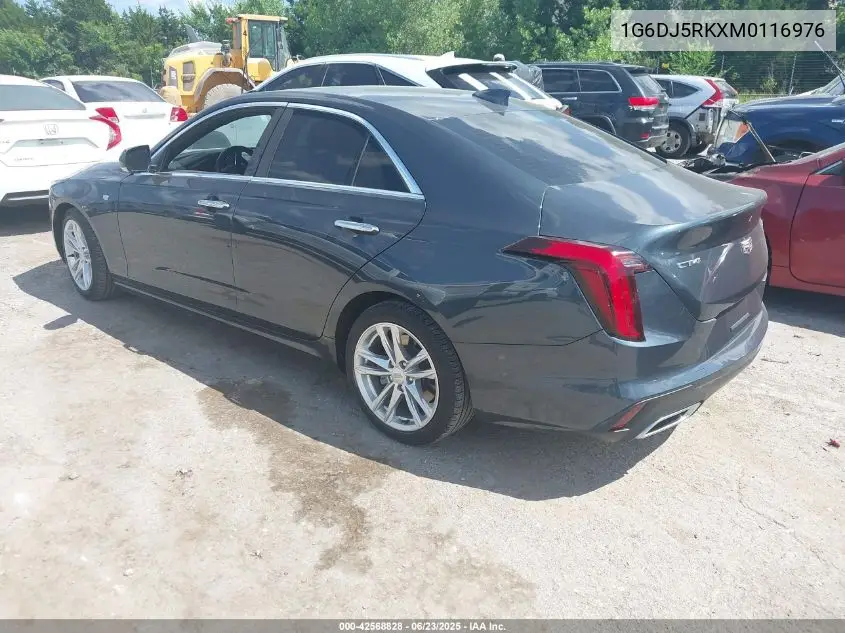 2021 Cadillac Ct4 Luxury VIN: 1G6DJ5RKXM0116976 Lot: 42568828