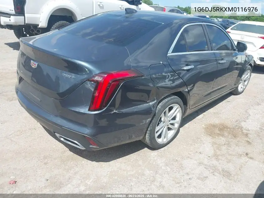 2021 Cadillac Ct4 Luxury VIN: 1G6DJ5RKXM0116976 Lot: 42568828
