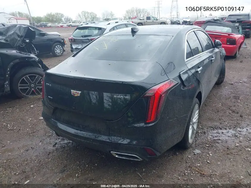 2023 Cadillac Ct4 Premium Luxury VIN: 1G6DF5RK5P0109147 Lot: 42124505