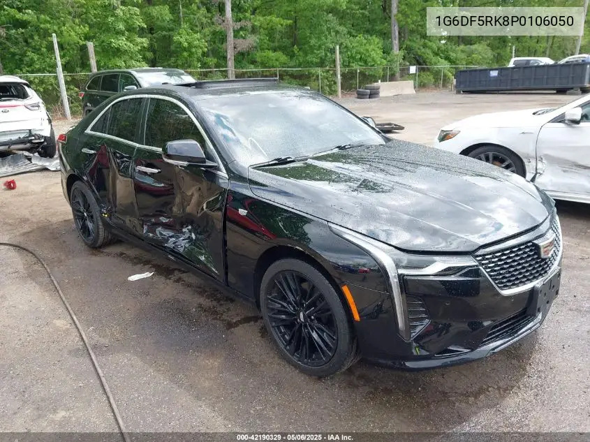 2023 Cadillac Ct4 Premium Luxury VIN: 1G6DF5RK8P0106050 Lot: 42190329
