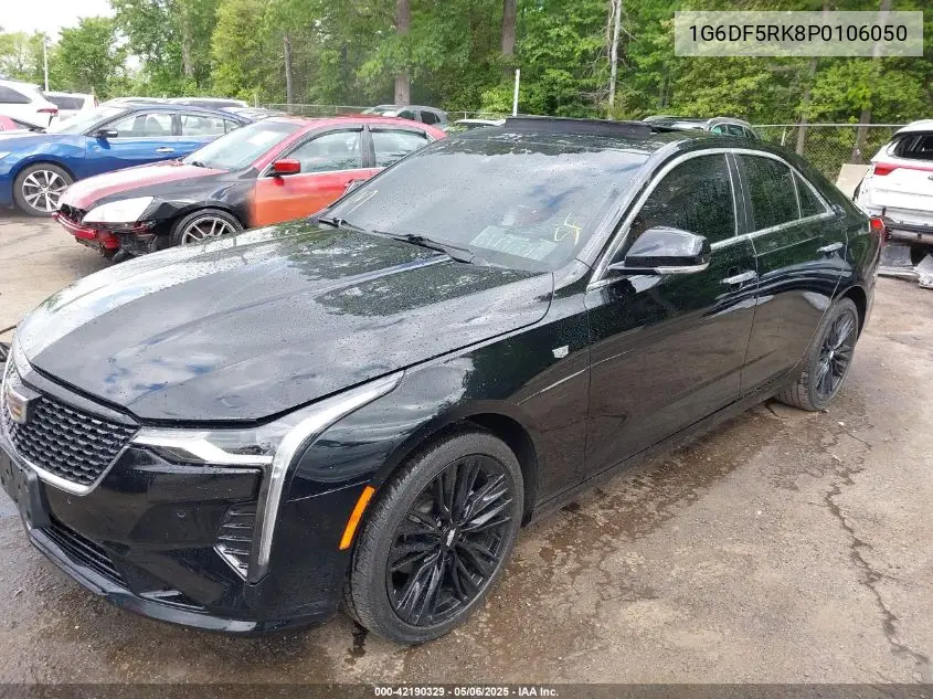 2023 Cadillac Ct4 Premium Luxury VIN: 1G6DF5RK8P0106050 Lot: 42190329