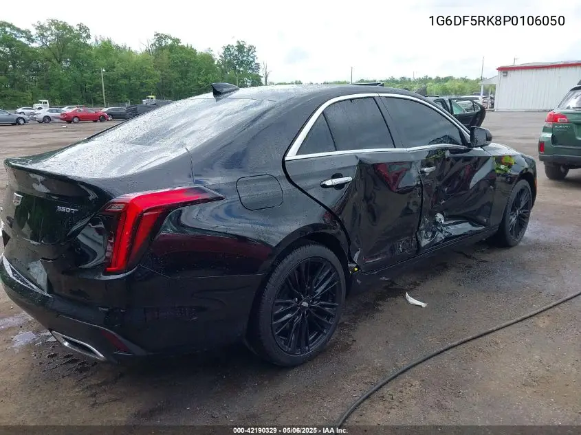 2023 Cadillac Ct4 Premium Luxury VIN: 1G6DF5RK8P0106050 Lot: 42190329