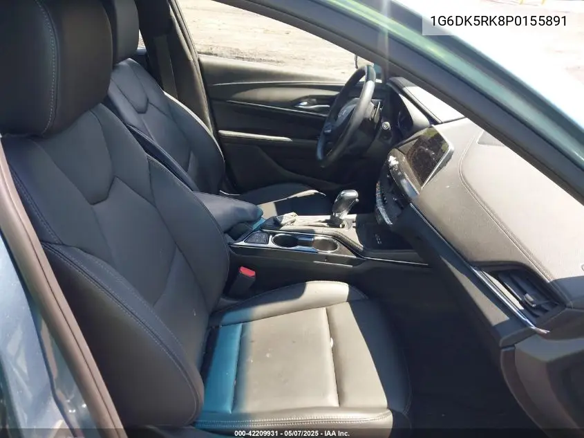 2023 Cadillac Ct4 Luxury VIN: 1G6DK5RK8P0155891 Lot: 42209931