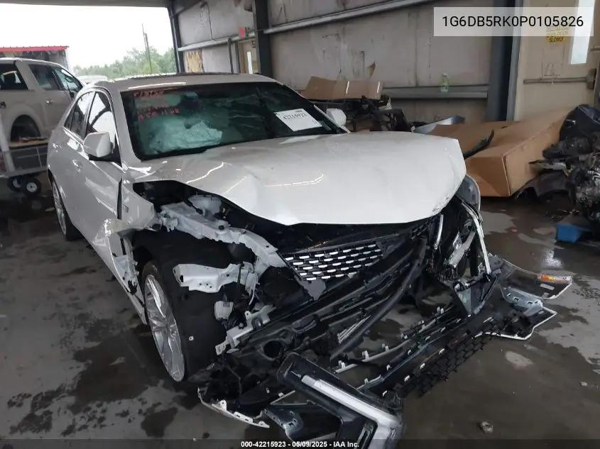 2023 Cadillac Ct4 Premium Luxury VIN: 1G6DB5RK0P0105826 Lot: 42215923