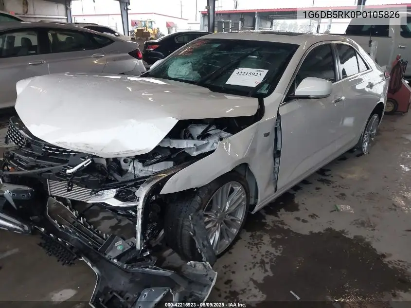 2023 Cadillac Ct4 Premium Luxury VIN: 1G6DB5RK0P0105826 Lot: 42215923