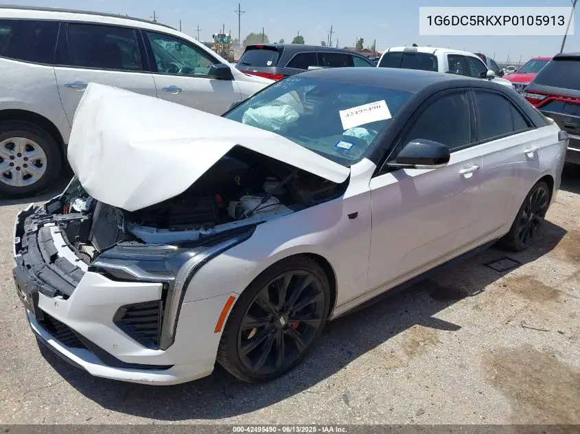 2023 Cadillac Ct4 Sport VIN: 1G6DC5RKXP0105913 Lot: 42495490
