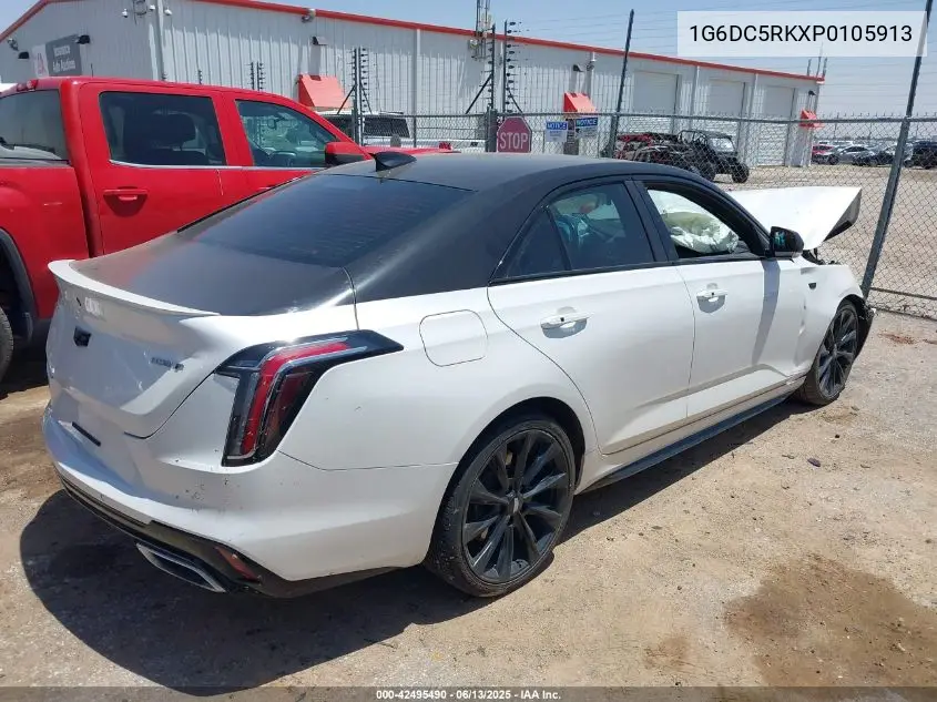 2023 Cadillac Ct4 Sport VIN: 1G6DC5RKXP0105913 Lot: 42495490