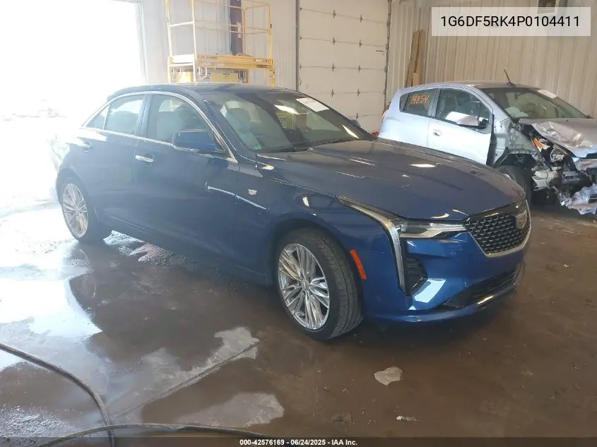 2023 Cadillac Ct4 Premium Luxury VIN: 1G6DF5RK4P0104411 Lot: 42576169