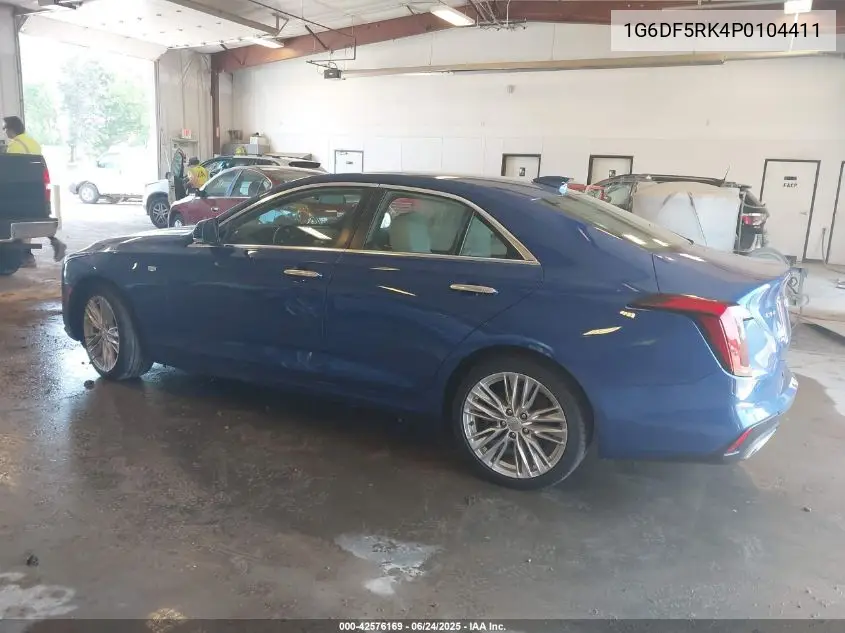2023 Cadillac Ct4 Premium Luxury VIN: 1G6DF5RK4P0104411 Lot: 42576169
