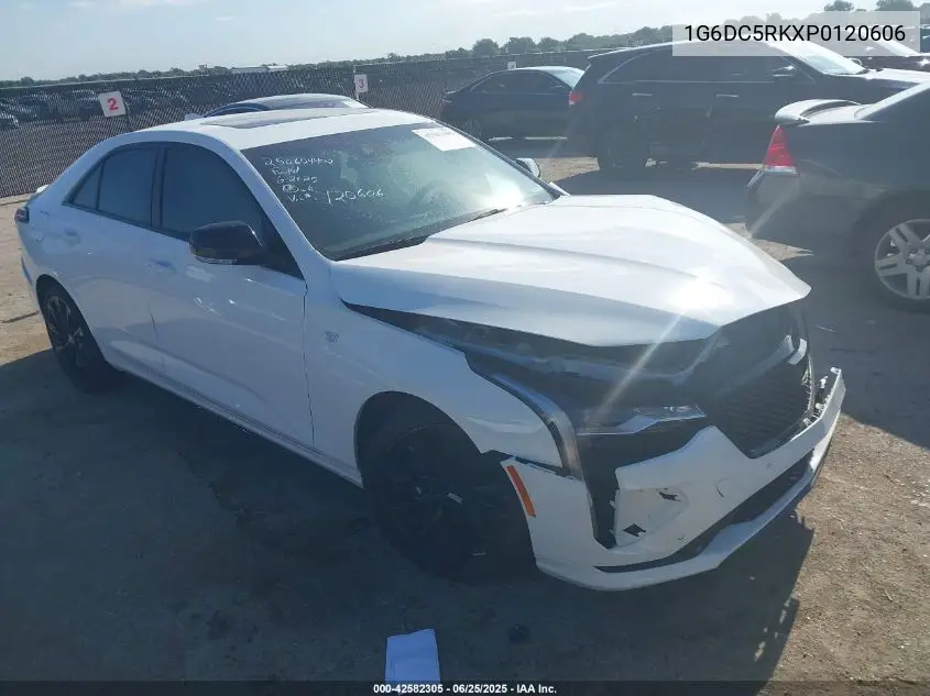 2023 Cadillac Ct4 Sport VIN: 1G6DC5RKXP0120606 Lot: 42582305