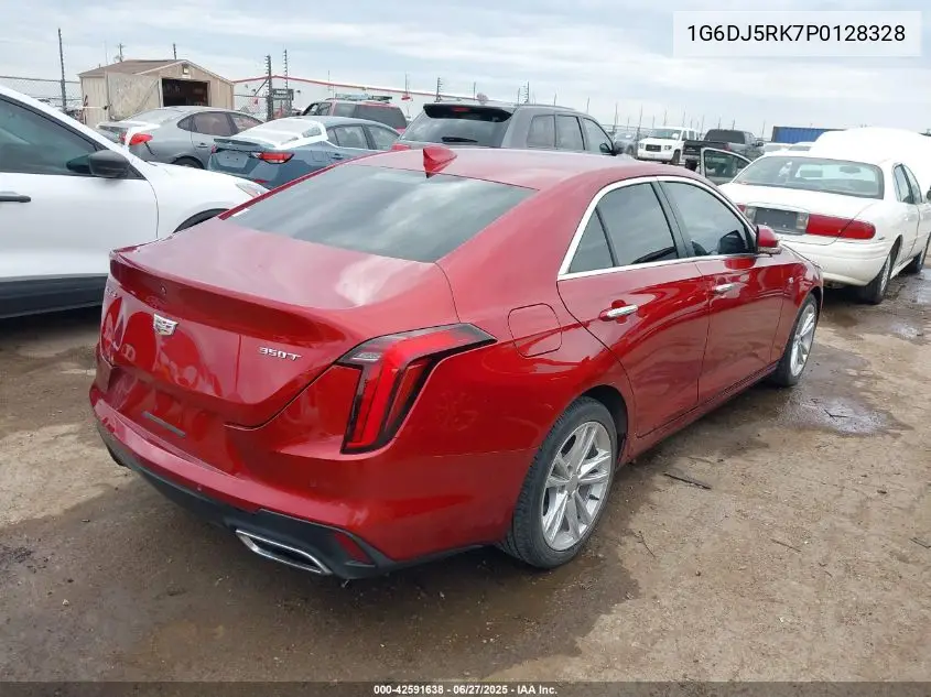 2023 Cadillac Ct4 Luxury VIN: 1G6DJ5RK7P0128328 Lot: 42591638